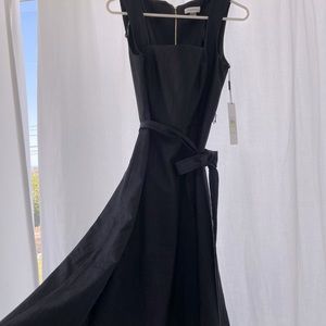 Brand new Calvin Klein A Line dress. Dark denim.